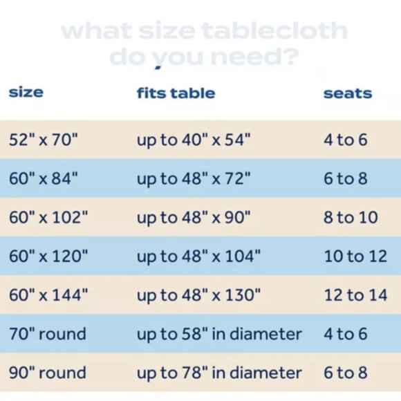 Studio 3B Chambray Tablecloth Contrast Stitch 70" Round Sand Tan - Picture 3 of 3